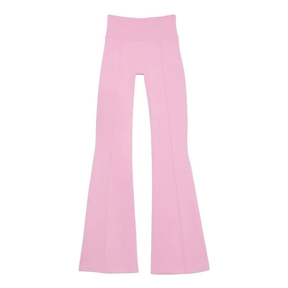 Victoria's Secret PINK Women's Winter Flare Leggings in Poodle Pink Size Large S